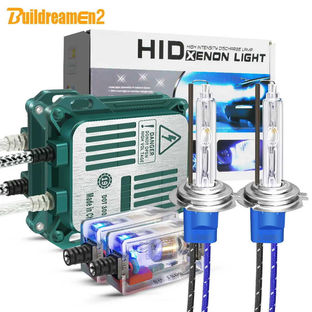 Hoge Heldere AC Xenon Kit Ballast + Lamp 55W 10000LM H1 H3 H7 H8 H9 H11 9005 9006 9012 D2H D2S 12V Auto Licht Koplamp Mistlamp