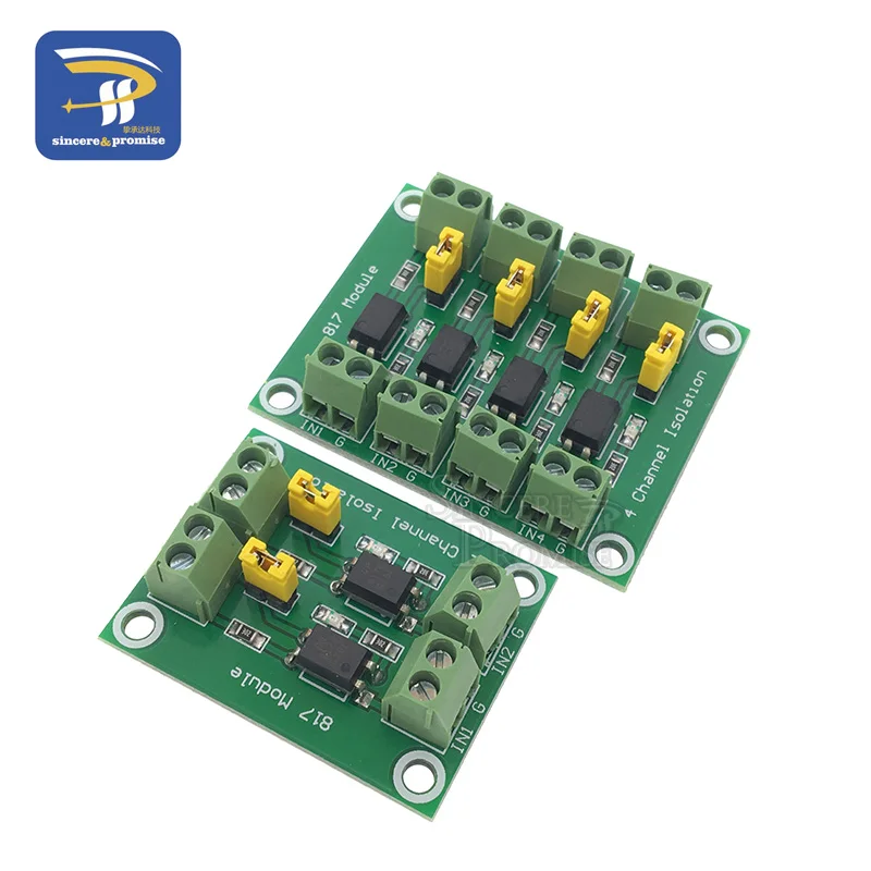 PC817 3,3 V-30 V 2-Wege 4 8-Kanal-Optokoppler-Isolationsplatine Spannungswandler-Adapter-Treiber Photoelektrisch isoliertes Modul – Detail 13