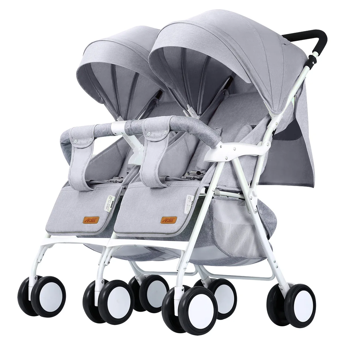 Twin Baby Strollers Lightweight Folding Double Car Can Sit on The Trolley That Can Lie Down Dragon Phoenix Baby Two-childtrolley