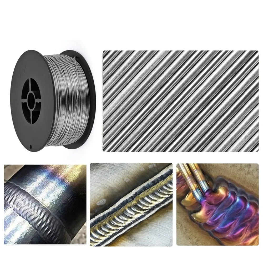 Flux Core Draht 0,8mm 1KG Rolle Selbst Abgeschirmt Schweiß Draht MIG Schweißen Gas Und Kein Gas Schweißen Maschine schweißen Draht