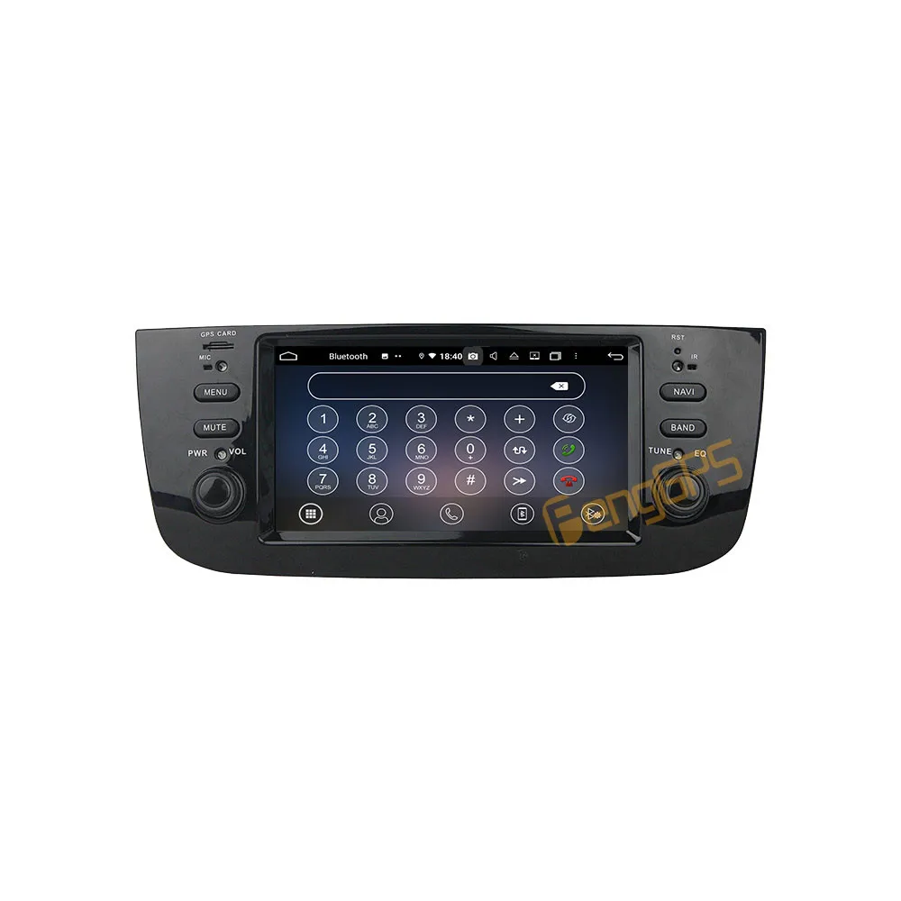 For Fiat Linea Punto Evo 2009 - 2015 Android Car Radio Stereo Multimedia Player 2 Din Autoradio GPS Navigation PX6 Unit Screen