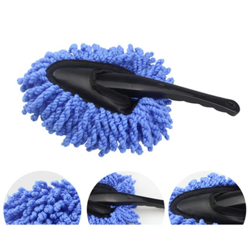 Car Dust Brush Multi-Functional Microfiber Car Dust Cleaning Brushes Duster Mop Auto Duster Was Car Care