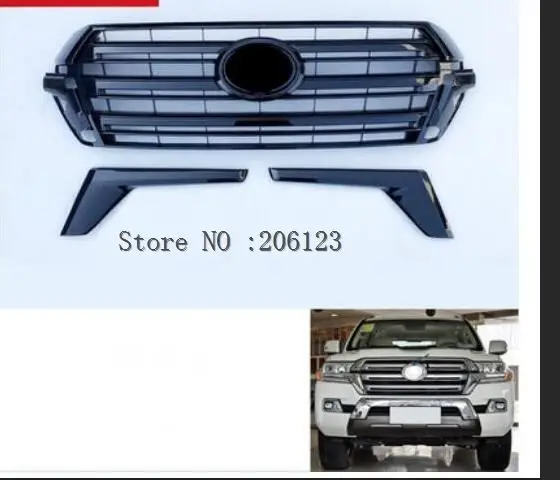 2016-2020  Front Bumper Grill Grille for Toyota Land Cruiser LC200 URJ200 FJ200