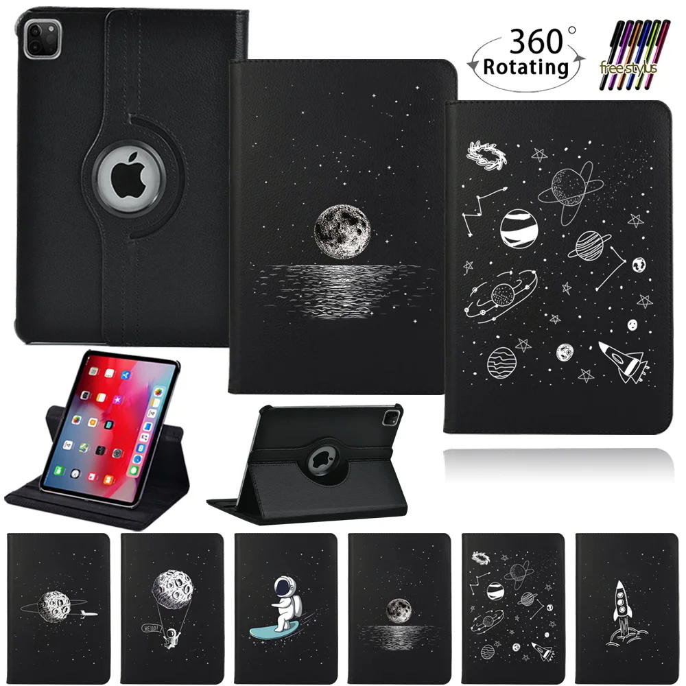 

Умный чехол для IPad Pro 11 "2020 2018 Pro 10,5", вращающийся на 360 Градусов Кожаный чехол-подставка для планшета IPad Pro, защитный чехол 9,7 дюйма