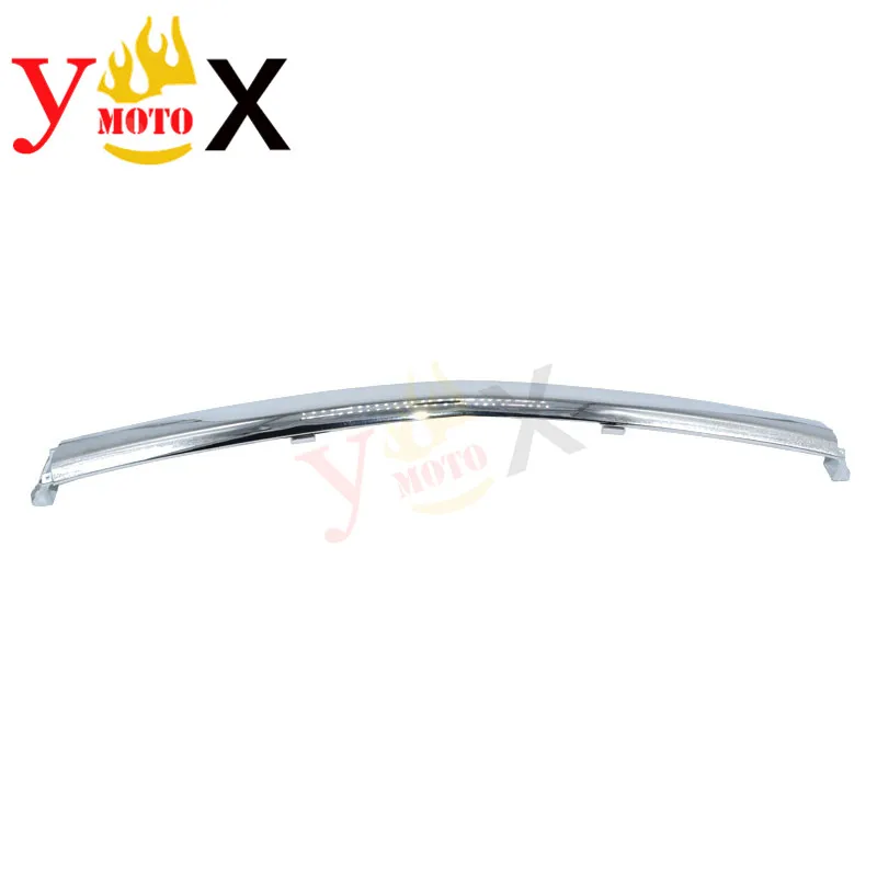 Motorcycle Chrome ABS Upper Middle/Left Right Trunk Saddlebag Accent Trim Strips Cover Decal For Honda Goldwing GL1800 2001-2006