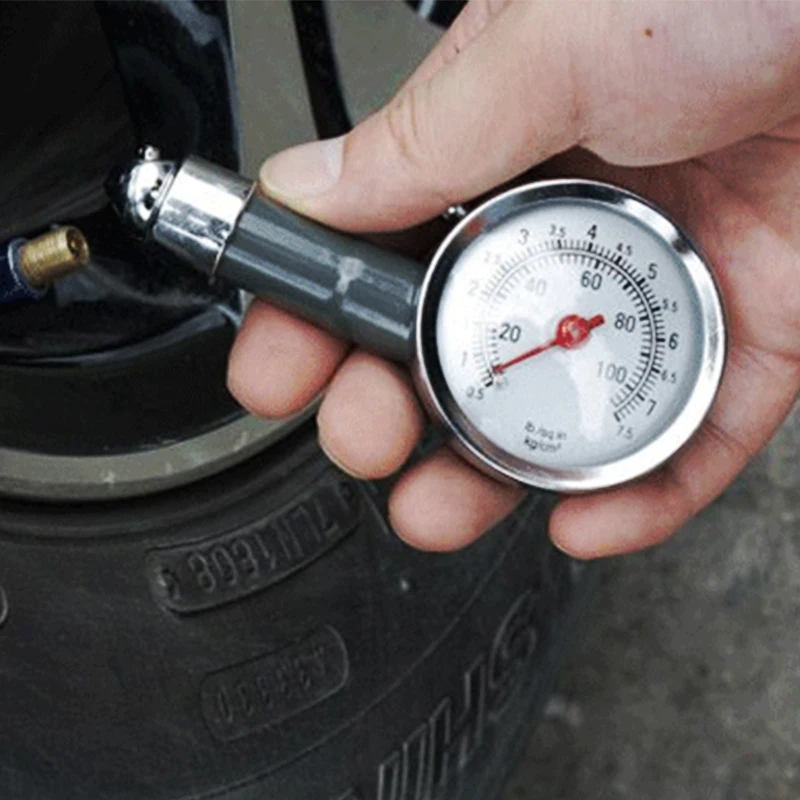 Auto Tire Pressure Gauge Metal Truck Racing Car Tire Pressure Measuring Instruments Tyre Meter Vehicle Tester Monitoring System