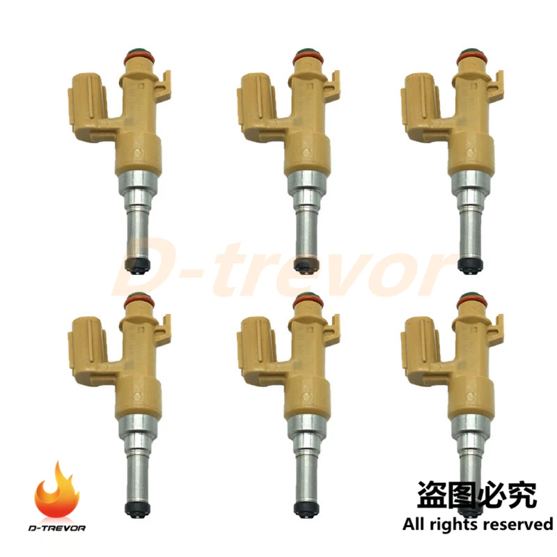 

6pcs 23250-0S020 Fuel Injectors nozzle for Toyota Land Cruiser Sequoia Tundra Lexus LX570 4.6L 5.7L 23209-09151 23209-39165