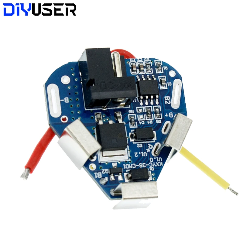 3S 12.6V 6A BMS Li-ion Lithium Battery Protection Board 18650 Power Bank Balancer Battery Equalizer Board for Electric Drill