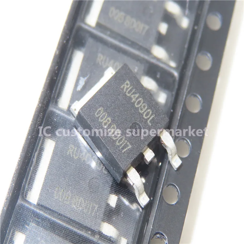 10 pz/lotto NWE RU4090L TO-252 MOS tubo effetto campo n-channel 40V 90A