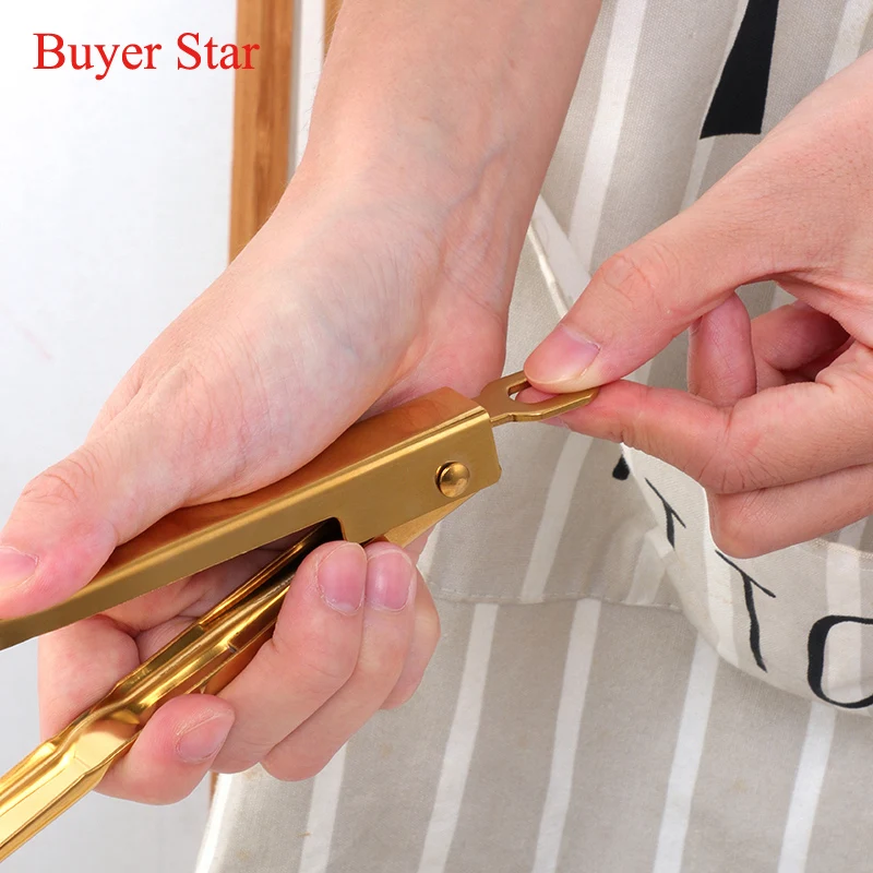 Household Gold Egg Slicers cutter stainless steel Egg Dividers Metal Egg serving tools kitchen Gadgets wholesale drop shipping