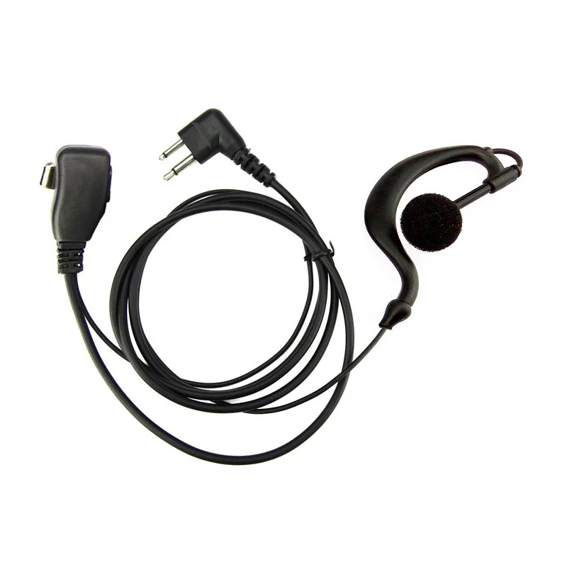 5PCS 2-pin Security Agent PTT Mic Headset Earpiece for Motorola CB Radio CP88 CP040 CP100 for Motorola XTN XV AX Series Radio