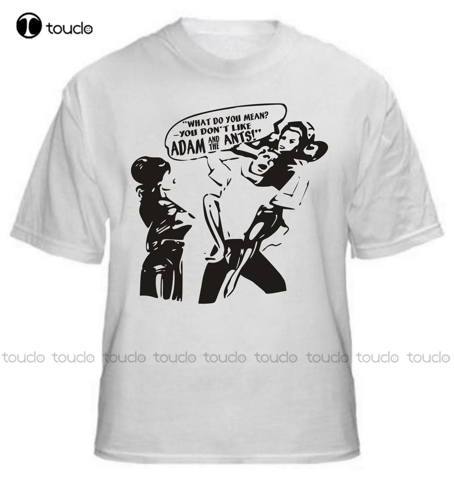 Men Creative Casual Short Sleeve Tshirt Adam & Der Ants - T-Shirt, Punk Rock, Wellen, Selten Aufdruck & Farben Design A Shirt