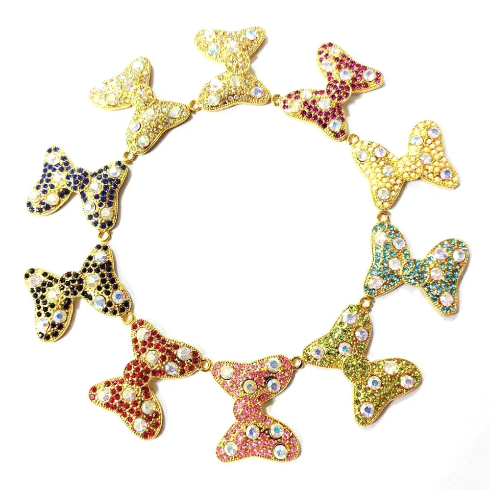 

10pcs bowknot charms for women DIY jewelry accessories