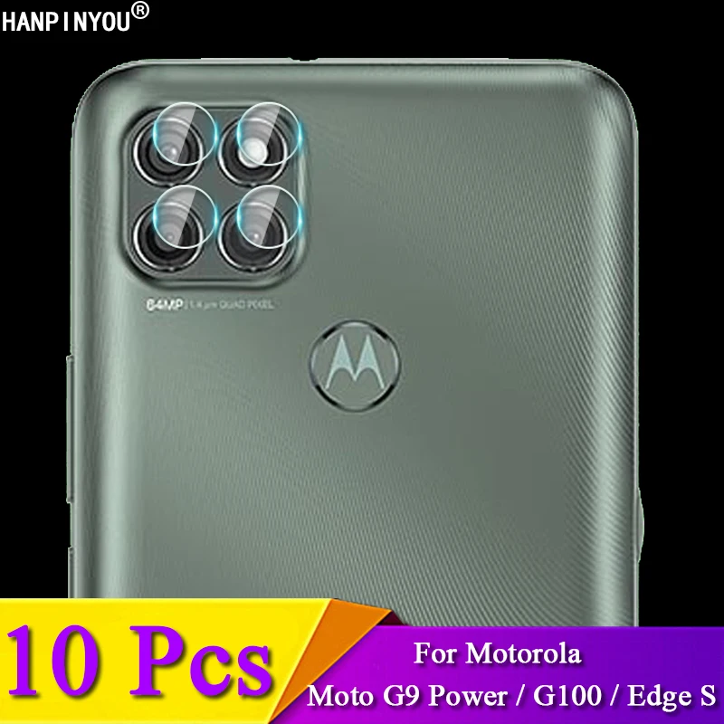 10 Pcs For Moto G9 Power Edge S G100 Lenovo K12 Pro Ultra Clear Slim Rear Camera Lens Protector Cover Soft Tempered Glass Film