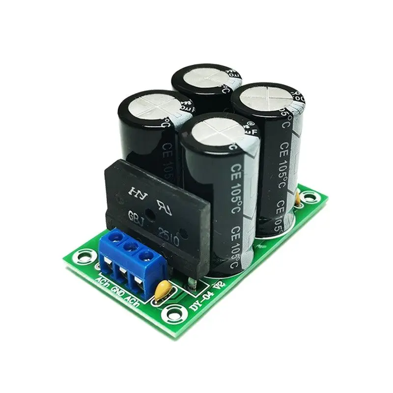 AMPLIFICADOR DE doble potencia de voltaje positivo y negativo, filtro rectificador de audio, fuente de alimentación, tablero de estanque, 35V4700μF, producto terminado