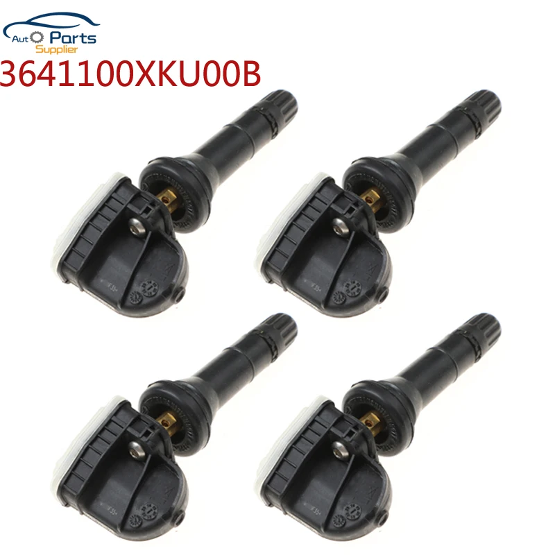 4pcs 3641100XKU00B New TPMS Tire Pressure Sensor For Haval HL H2 H5 H6 H7 For Great Wall C30 433MHZ