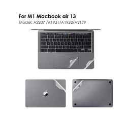 Adesivo per tutto il corpo per 2020 nuovo M1 MacBook Air 13 A2337 A2179 A1932 Touchpad inferiore superiore poggiapolsi custodia protettiva per la pelle