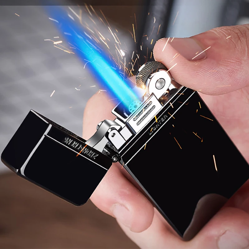 

Gas Lighter Jet Torch Turbo Lighter Flint Buy Metal Lighters Mini Cigarette Lighters Smoking Accessories Gadgets for Men