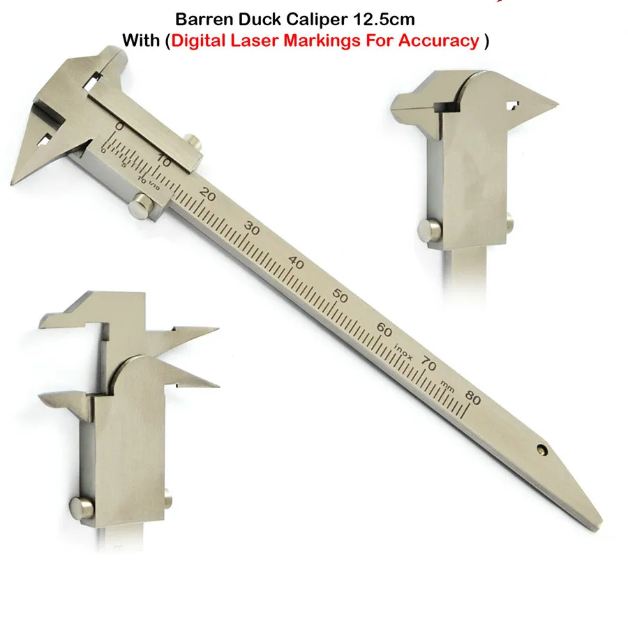 Dental Orthodontic Barren Duck Bracket Positioning Gauges Calipers With Laser Marking Laboratory