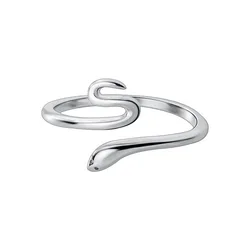 Lovely Snake Shape Open Adjustable Finger Ring for Women Simple Ring Fine Jewelry Girl Gift кольцо женское