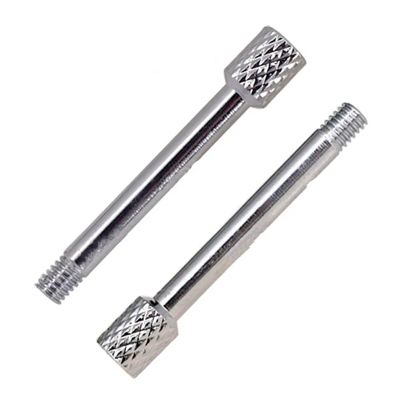 6 Teile/los Messing Elektrische Gitarre Tremolo Brücke Sattel Klemme Lock String Schraube Durch Schraube Musical Instrument Zubehör – Detail 11