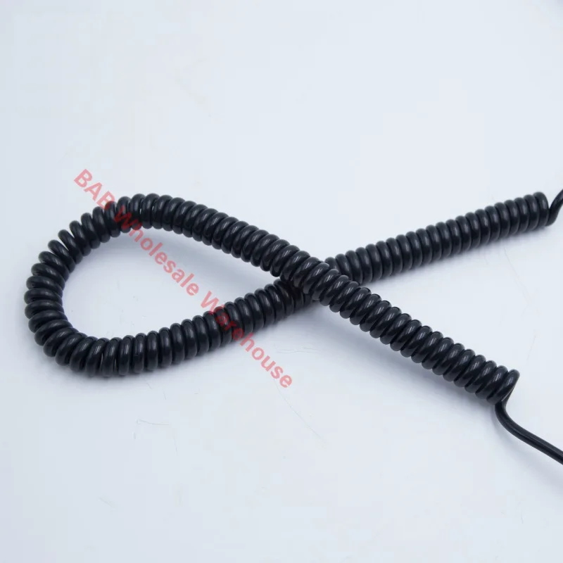 15/16/17/19/21/26/27 core spiral cord coiled cable for CNC Electronic Handwheel Spring Wire Cable Manual Pulse Generator