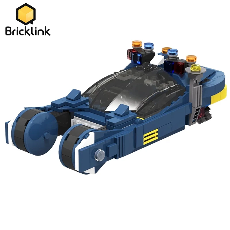 

Bricklink Movie Blade-Runner Spinner 1982 Flying Technical Car City Aerocar Model Building Blocks Vehicles Bricks Toys Kid Gift