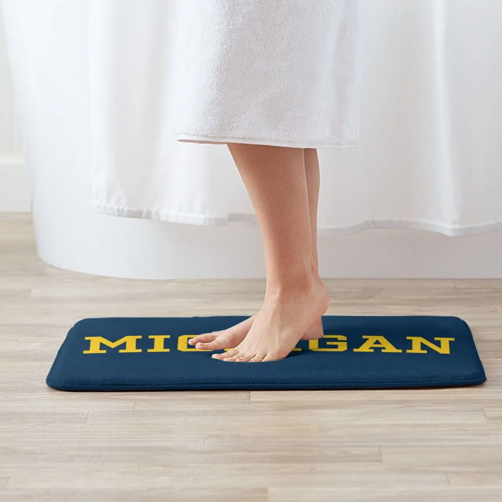 State Athletic Letters Soft Cushion Home Carpet Door Mat Car Rug State Of State Go Blue University Of Maize Block M Pride Home