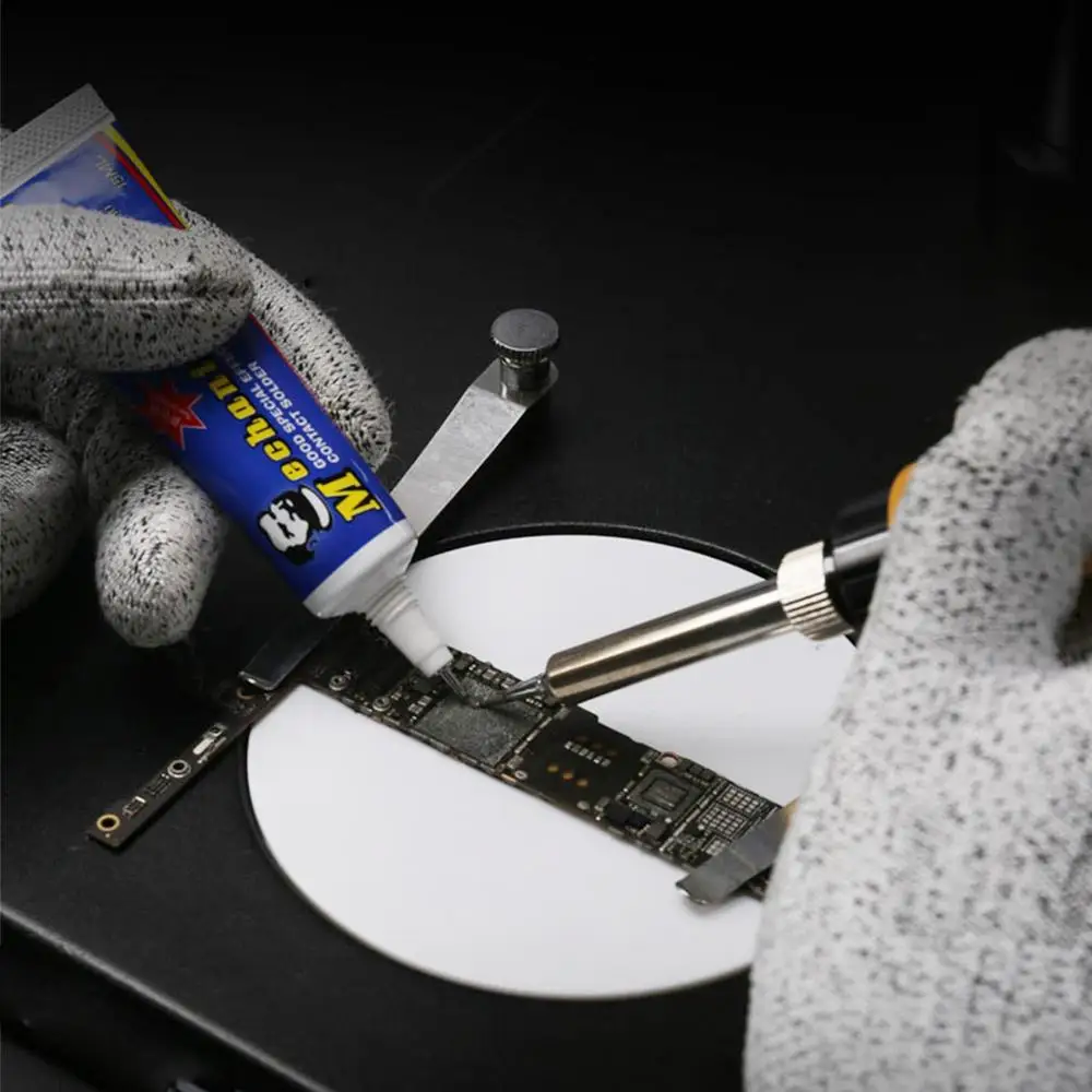 DIYFIX 15 мл паяние, паяльная паста Флюс иглы без контактов антиоксидант BGA печатных плат сварочное масло жир флюс инструмент для ремонта мобиль...