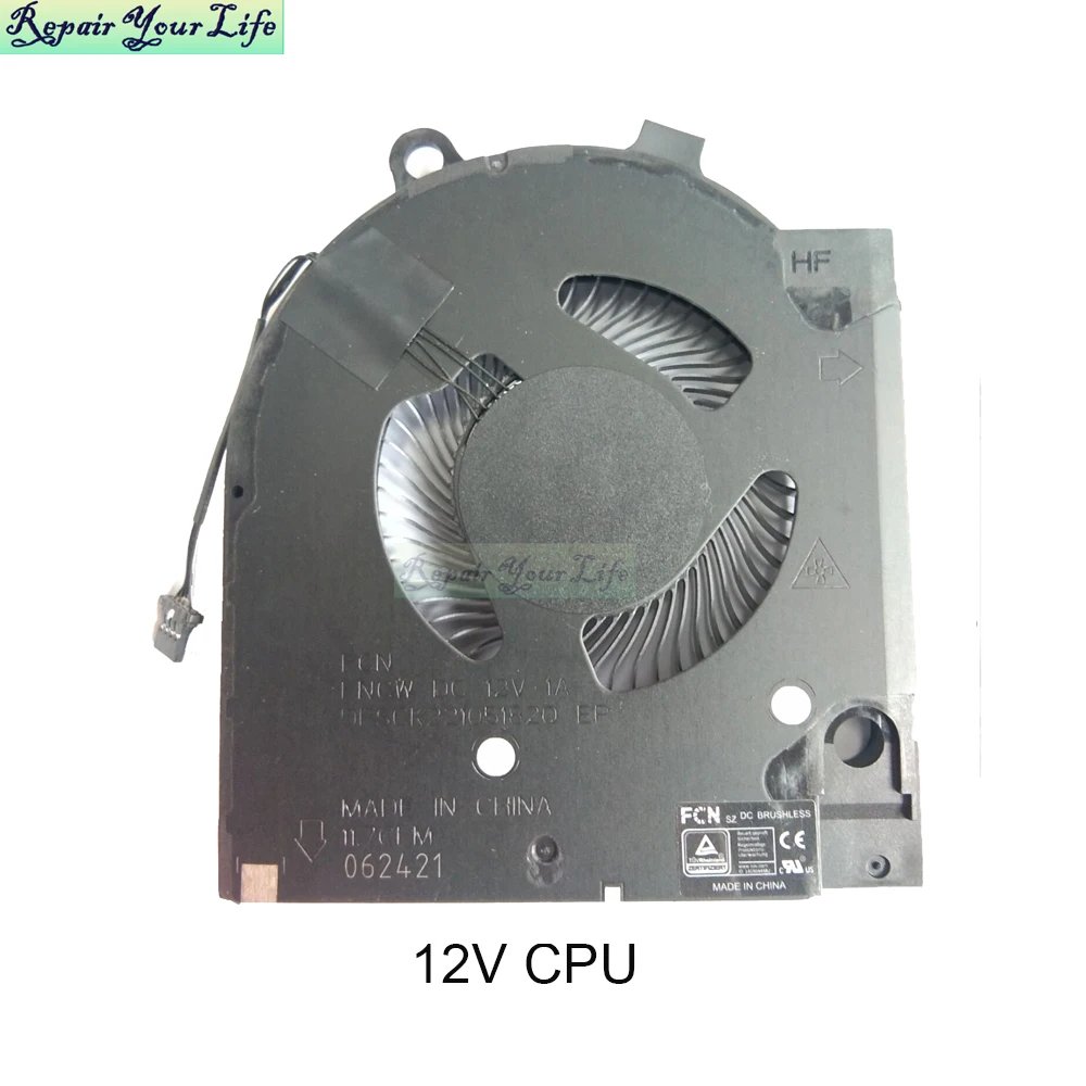 Imagem -04 - Ventilador de Refrigeração do Radiador do Cooler do Notebook para Dell G15 5511 5515 5510 2023 Rtx3060 Rtx3050 Jogos Portátil Cpu Gpu Ventilador da Placa Gráfica