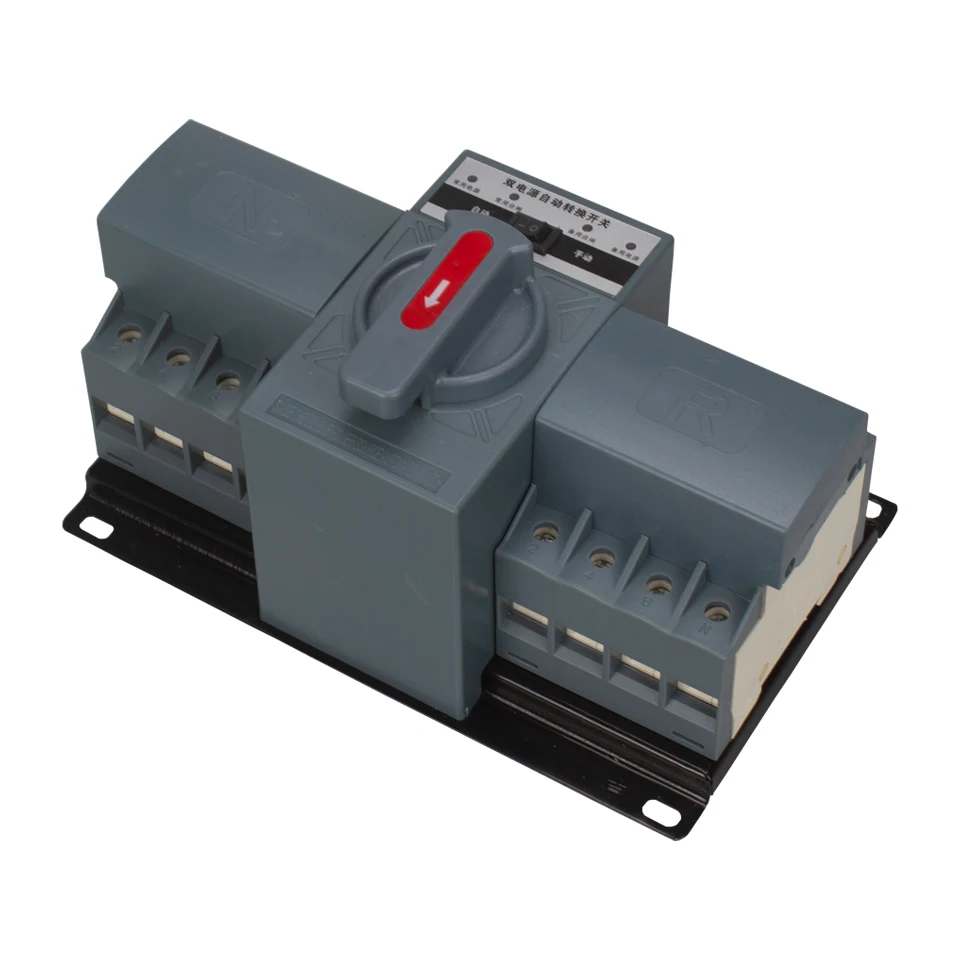 4P 63A 220V 380V ATS MCB type Dual Power Automatic Transfer Switch Change Over Switch