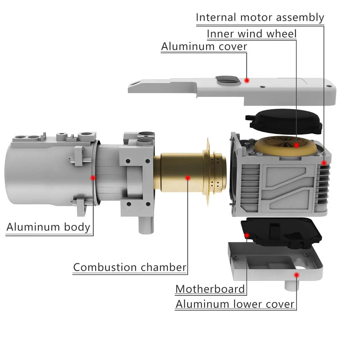 Car Heater 12V 5KW Air Diesel universal water heater 2 mode Diesel/Gasoline  + Remote Control LCD Monitor for Motor Trucks