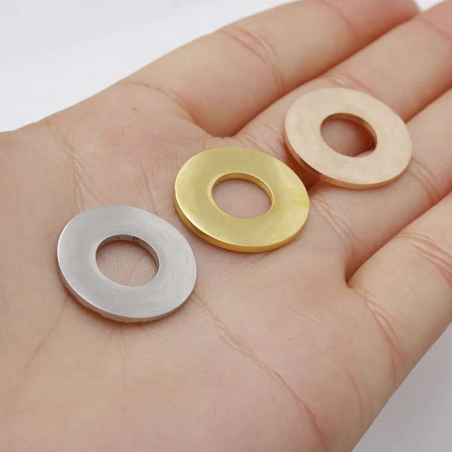 

10pcs Gold 20mm Hollow Round Disc Stamping Blank Tag Connector Findings Steampunk DIY Crafts Jewelry Making Accessories