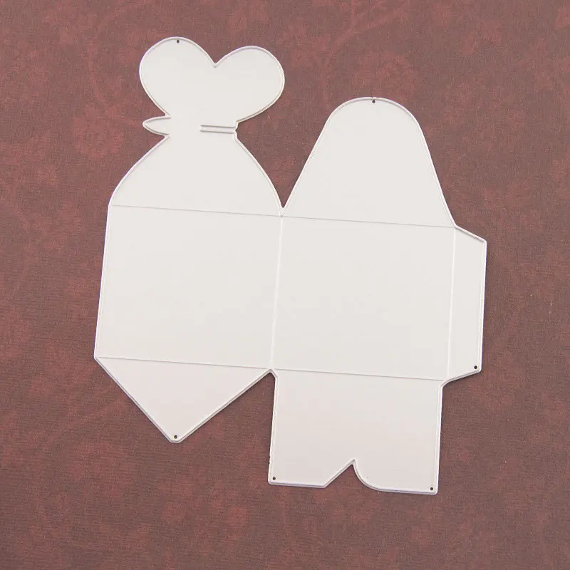 Heart Box Die Cuts for Card Making Metal Cutting Dies New 2023 for Candy Gifts Box Party Decoration