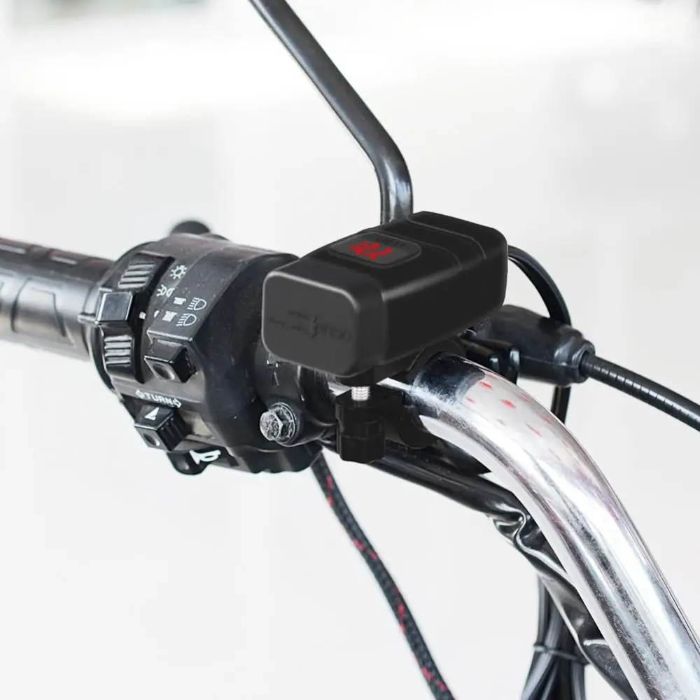 55% vendite calde!!! Caricabatterie per moto 12V adattatore doppio USB ricarica rapida 3.0 voltmetro accessorio