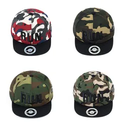 Mới Thoáng Mát Trẻ Em Trẻ Em Cotton Mũ Bóng Chày 4 Mùa Giải Chạy Thêu Nón Snapback Ngoài Trời Ngụy Trang Bé Trai Gái Nón Hip Hop nón Lưỡi Trai