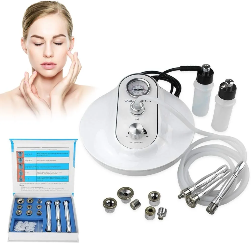 3 IN 1 Diamond Microdermabrasion Dermabrasion Machine Skin Rejuvenation Anti-Wrinkle Freckle Removal Exfoliator Beauty Machine