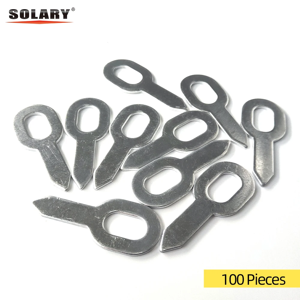 

100 PCS Spot Welder Accessor Dent Pulling Straight Washer Tool Car Body Repair Panel Washer Spot Welding Machine Consumables