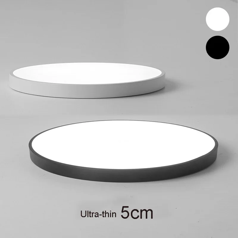 Balcony/ The Living Room/ Kitchen Hot Sale Ultra-Thin 5cm LED Ceiling Lights Circular Ceiling Lamps Remote Control Fixture For