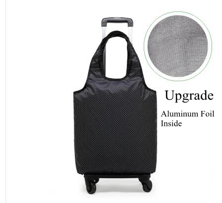 Rolling Luggage  Bag Women hand Luggage Bag Women Shopping Bag  Travel Trolley Shoulder Bag  on wheels Grocery Trolley Bag