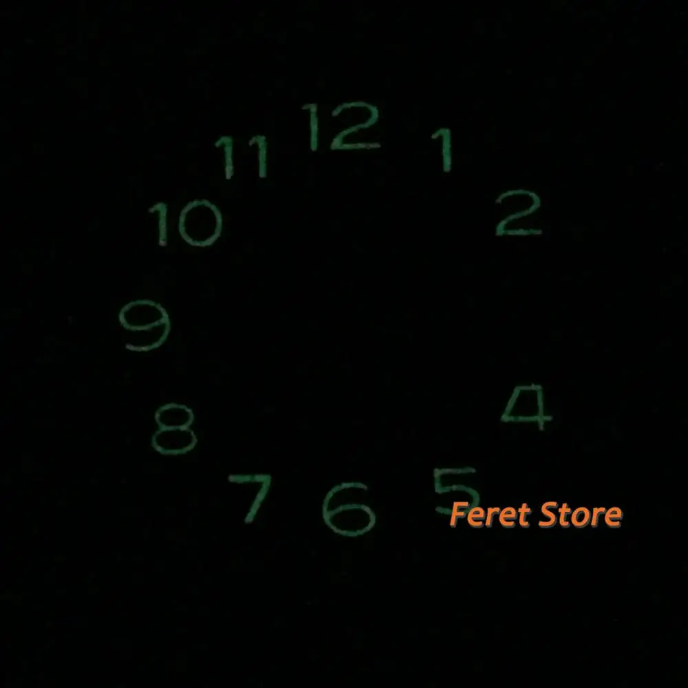 New Bliger Top luxury 33mm Blue Luminous dial date window markings fit 2824 2836 Miyota 8215 8205 821A movement men watch