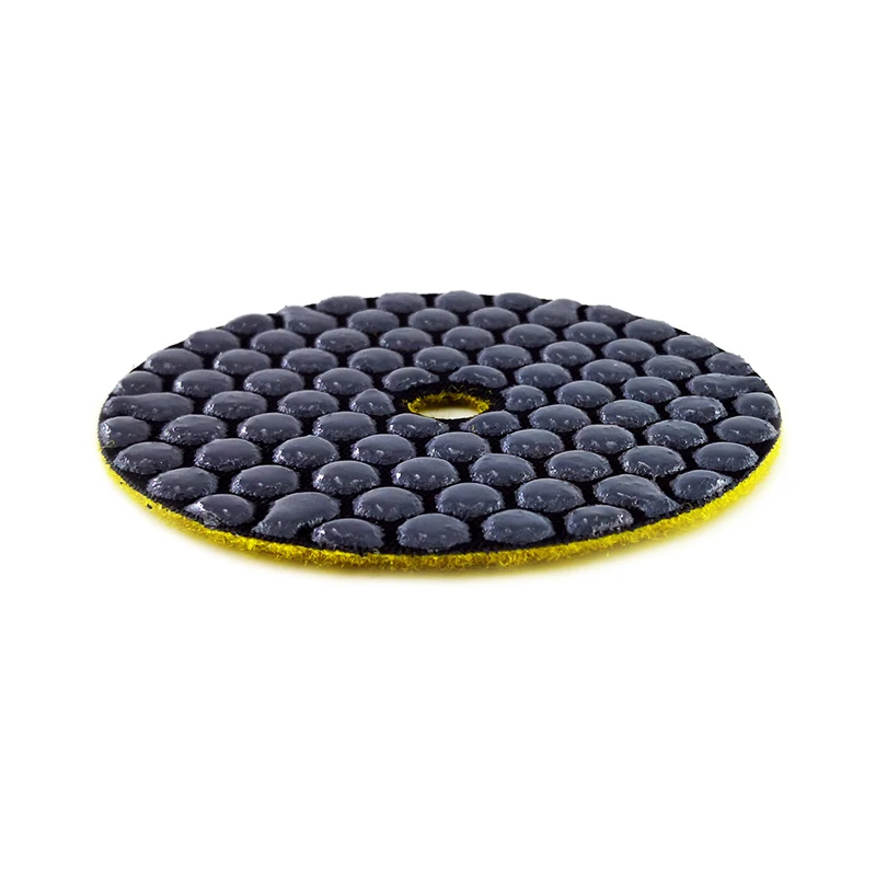 RIJILEI 7 Pcs 100mm Dry Polishing Pad 4 Inch Sharp Type Diamond Polishing Pads For Granite Marble Sanding Disc For Stone