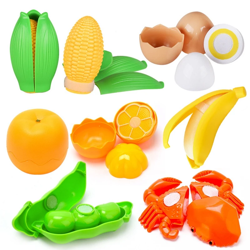 Pretend Play Kitchen Vegetable Toy Miniature Fake Food Tomato Carrot Cabbage Potato Corn Chili Model Girls Toys For Children 29