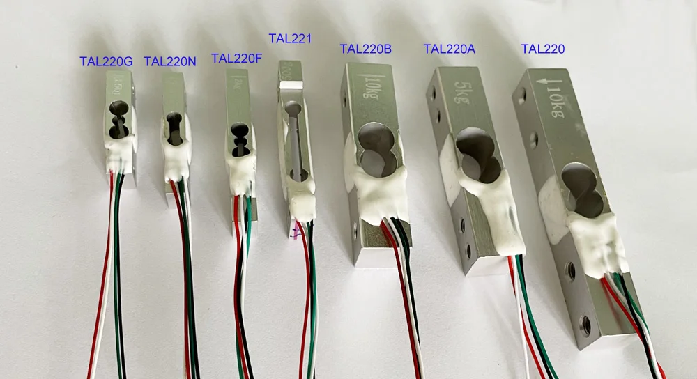 2pcs Free shipping  micro load cell beam weighing sensor 2kg 3kg 5kg 10kg 50kg TAL220