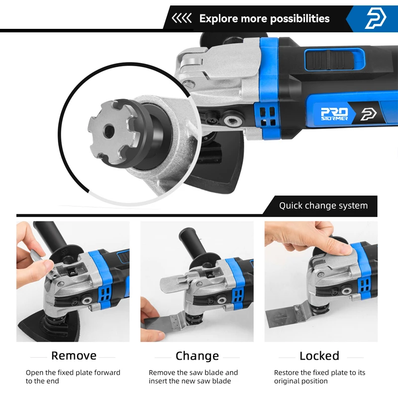 Renovator Multifunction Tool Oscillating Multi-Tools Wood Working Home Decoration Saw by PROSTORMER