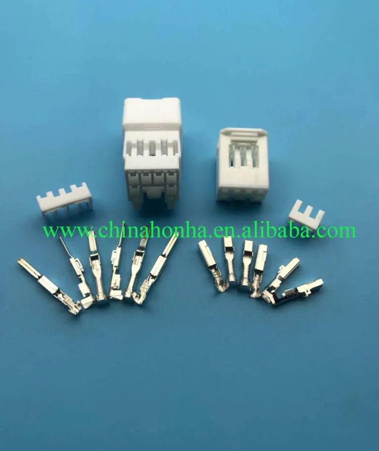 10 pcs/lot 6 Pin Female Male Plug 2.2mm MG651044 MG 651044 Auto Wire Connector