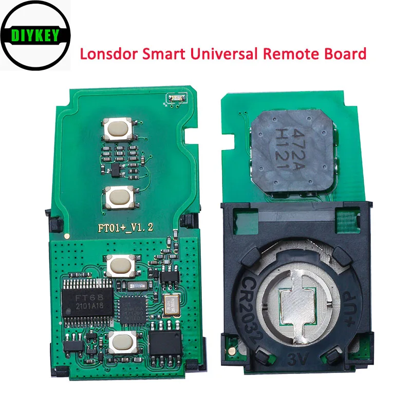 

DIYKEY Lonsdor Smart Key Universal Remote Key Board for Toyota 8A K518 KH100 KeyTool Support Renew and Rewrite 0020 2110 3330