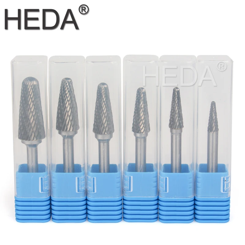 Broca de carburo de tungsteno serie LX, limas rotativas de aleación YG8, cabezales de grabado de vástago redondo, juegos de herramientas manuales