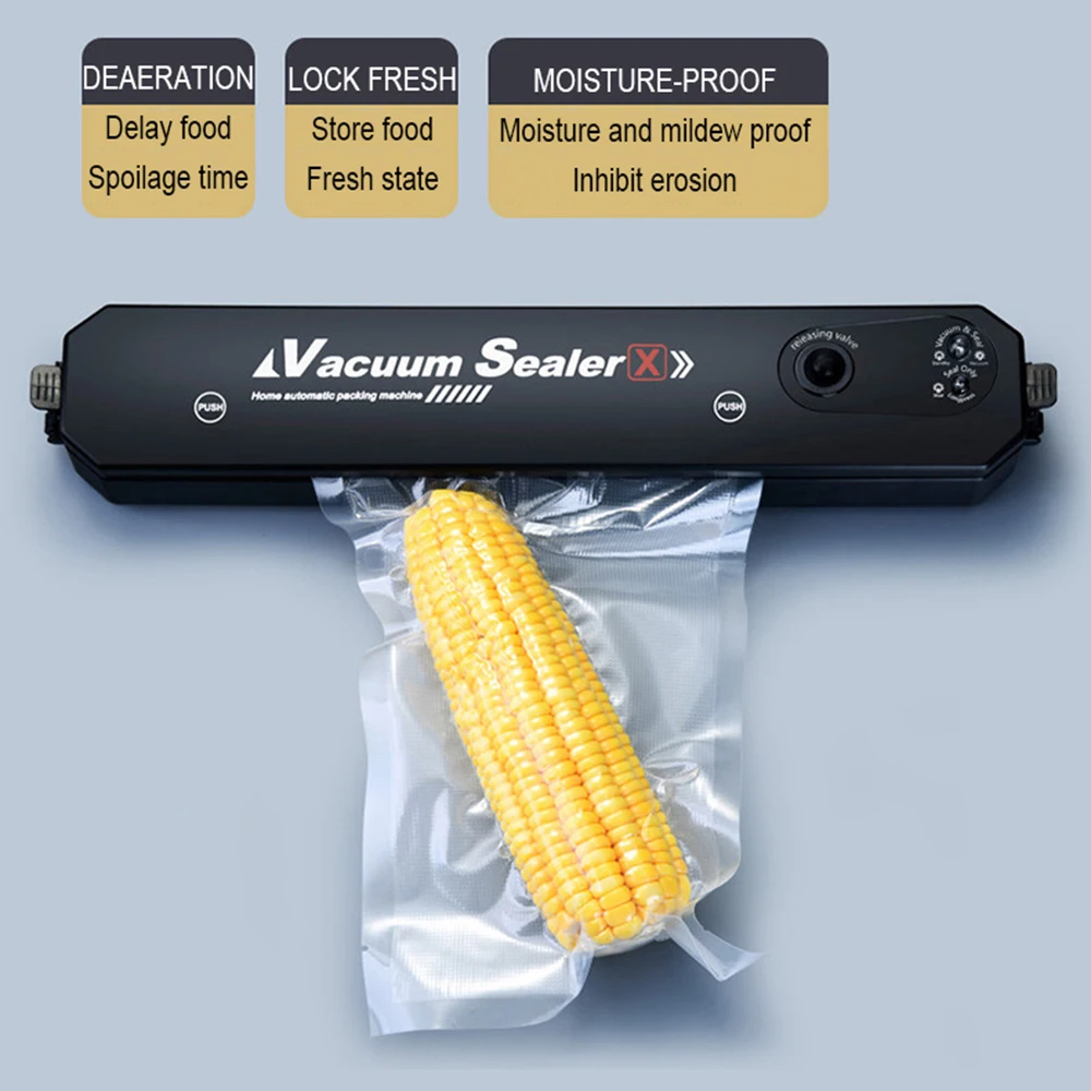 Máquina de envasado al vacío Sous Vide, sellador al vacío de 220V/110V para almacenamiento de alimentos, empaquetador de comida, bolsas de vacío para envasado al vacío, nueva