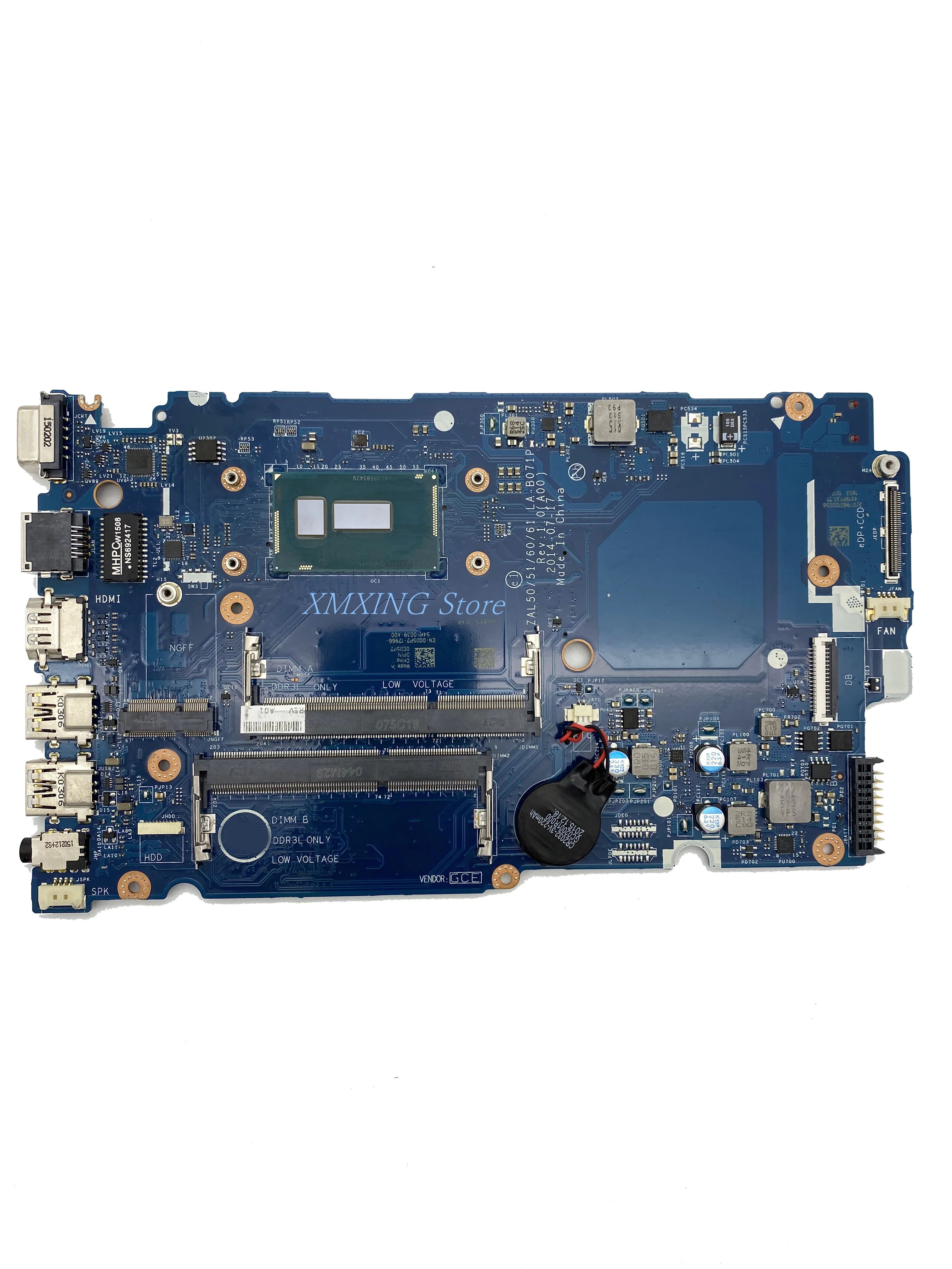 

FULCOL For DELL Latitude 3450 Laptop Motherboard CPU I3-5005U LA-B071P CN-0CD5P2 CN-01WX80 0CD5P2 CD5P2 Tested 100% work